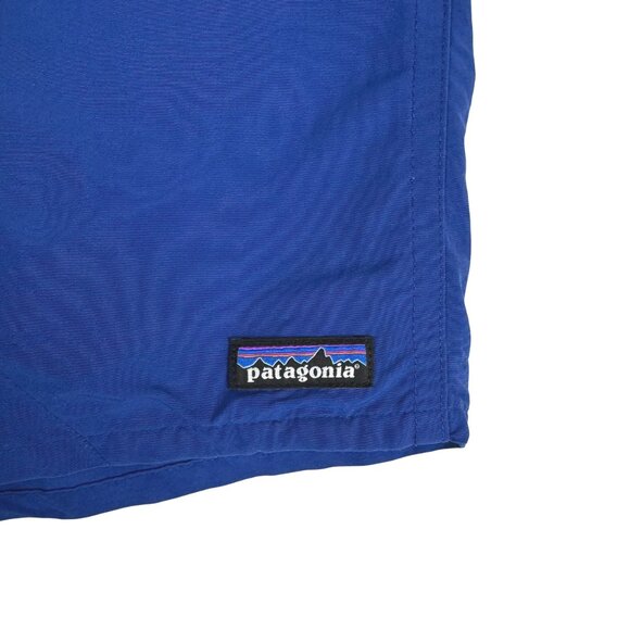 Patagonia Baggies Shorts 5" Mens Medium Blue Solid Polyester Outdoor SW-2109 - Picture 4 of 11